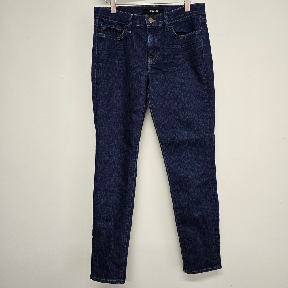 J Brand Daphne Skinny Jeans Women 28 Dark Wash Indigo Denim‎ Classic Minimalist